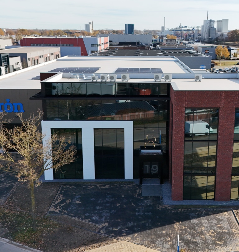 Net voor opening vooraanzicht